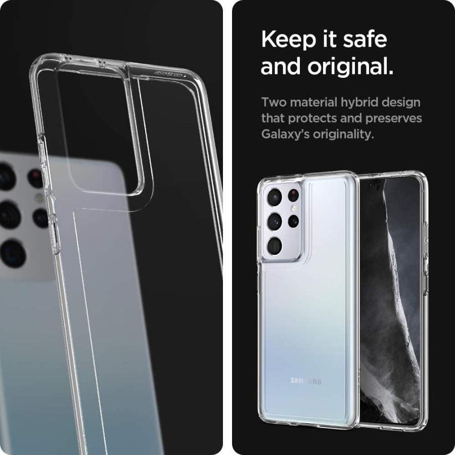 Case Samsung Galaxy S21 Ultra Plus Spigen Ultra Hybrid Clear Casing