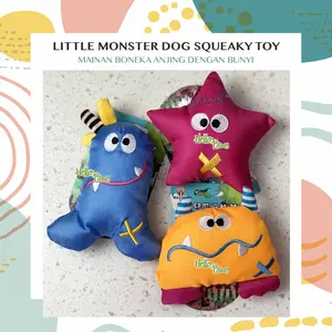 Little Monster Dog Squeaky Toy - Mainan Boneka Anjing Dengan Bunyi