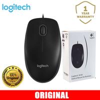 Gambar Mouse Kabel Logitech B 100 Black dari SinarMutiara Online Kota Administrasi Jakarta Barat 3 Tokopedia