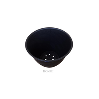 Gambar Pot Tanaman Model Tulip Hitam Galaxy HEA4 dari Hommi.Mart Kota Bandung 4 Tokopedia