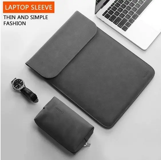 Macbook Air M1 2020 13 Inch Sleeve Leather Tas Mousepad Premium Bag 0