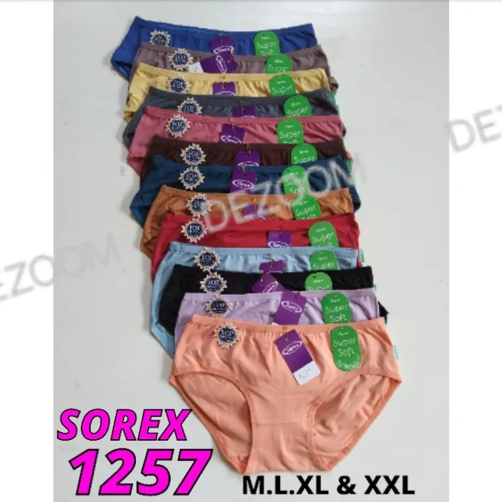 Celana dalam wanita Sorex 1257 super soft