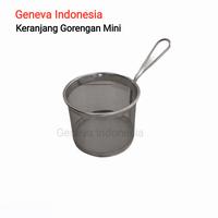 Gambar Keranjang Gorengan - Peniris Minyak Gagang Mini 9cm Stainless - 9 CM dari Geneva Indonesia Kota Administrasi Jakarta Barat 1 Tokopedia