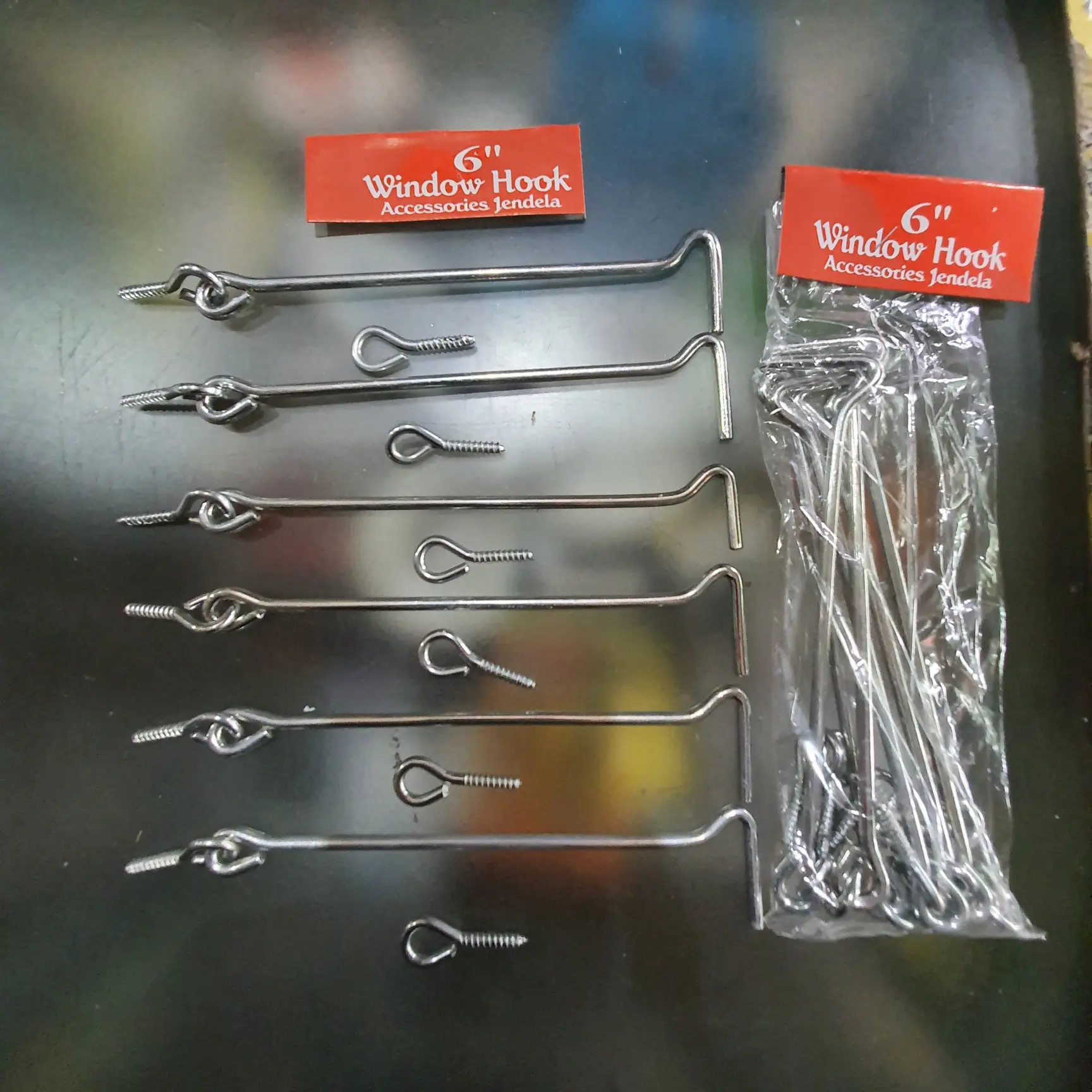 Hak Angin Jendela 6" KZK / Tunjang Kawat 6 in / Window Hook 6 inch KZK