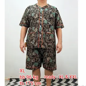 piyama jumbo celana pendek