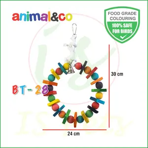 AnimalnCo BT-28 Bird Toy Mainan Burung Gigitan Parrot Macaw Conure