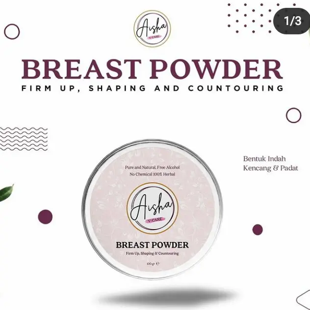 AISHA BREASTS POWDER | AISHAVCARE | PERAWATAN KEWANITAAN 1