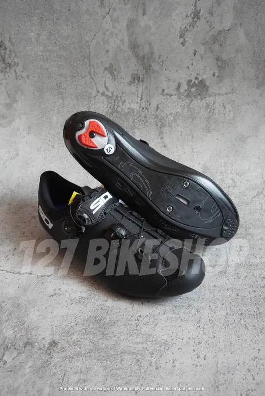 SIDI GENIUS 10 BLACK SHOES SEPATU SEPEDA CLEAT ROAD BIKE 2