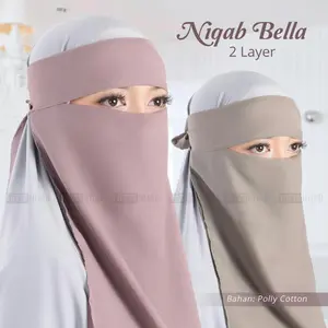 Cadar Niqab Bella 2 Layer