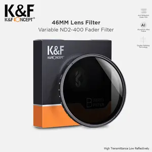 KNF Concept 46mm Lens Filter Variable ND2-400 Fader Filter K&F Concept