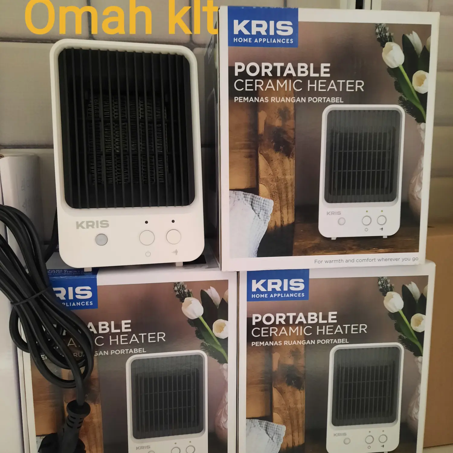 pemanas ruangan ceramic eco heater portable KRIS BY KRISBOW