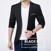 Gambar NIKAYU Blazer Pria Super Twist Hitam List Putih Slimfit Formal Tebal Kancing 5pcs Kain Keras Busa Pundak Saku Lengkap Cocok untuk Acara Formal dan Semi Formal  Kerja Casual dari YOURMENS STORE Kota Bogor 3 Tokopedia