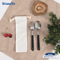 Gambar Krisnatex Pouch Serut Blacu Cutlery - Kantong Sedotan Sendok Garpu dari Krisnatex Kota Administrasi Jakarta Timur 1 Tokopedia