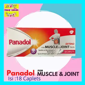 PANADOL MUSCLE & JOINT Muscle and Joint .SINGAPORE. ISI 18 CAPLETS