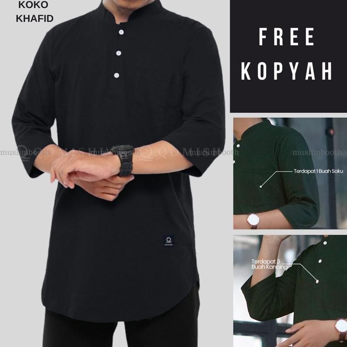 Gambar Koko Kurta Kaos Pakistan Premium Bahan Kaos KHAFID dari Muslimbooth Kota Tangerang Selatan Tokopedia