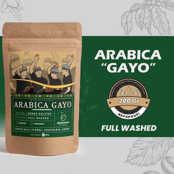 Gambar Kopi Arabika Gayo BEPAHKUPI Full Wash 100-200gr || Biji Sangrai /Bubuk - 100 Gr, Biji dari Bepahkupi Indonesia Kab. Tangerang Tokopedia