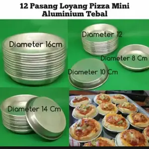 loyang pizza mini satu lusin isi 12 pcs