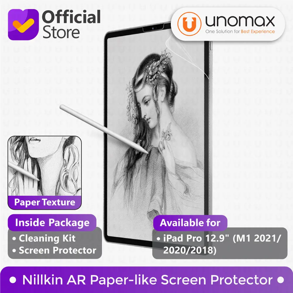 Screen Protector iPad Pro 12.9" M1 2021/2020/2018 Nillkin AR Paperlike