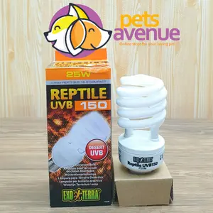 lampu uvb reptil Exo Terra Reptile UVB150 25W Exoterra - reptil lamp