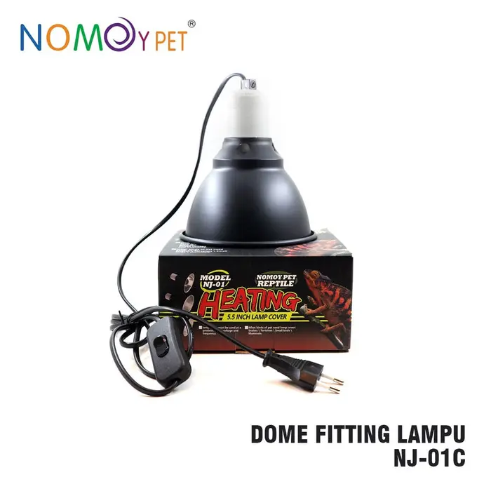 5.5" Aluminium Dome Fitting Lampu Reptil BD Kura Torto Nomoy NJ-01C
