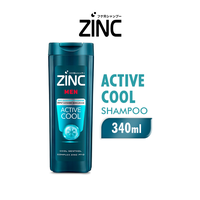 Gambar Zinc Men Shampoo Active Cool 340 ml x 2 pcs dari Wings Indonesia Kota Bekasi 2 Tokopedia