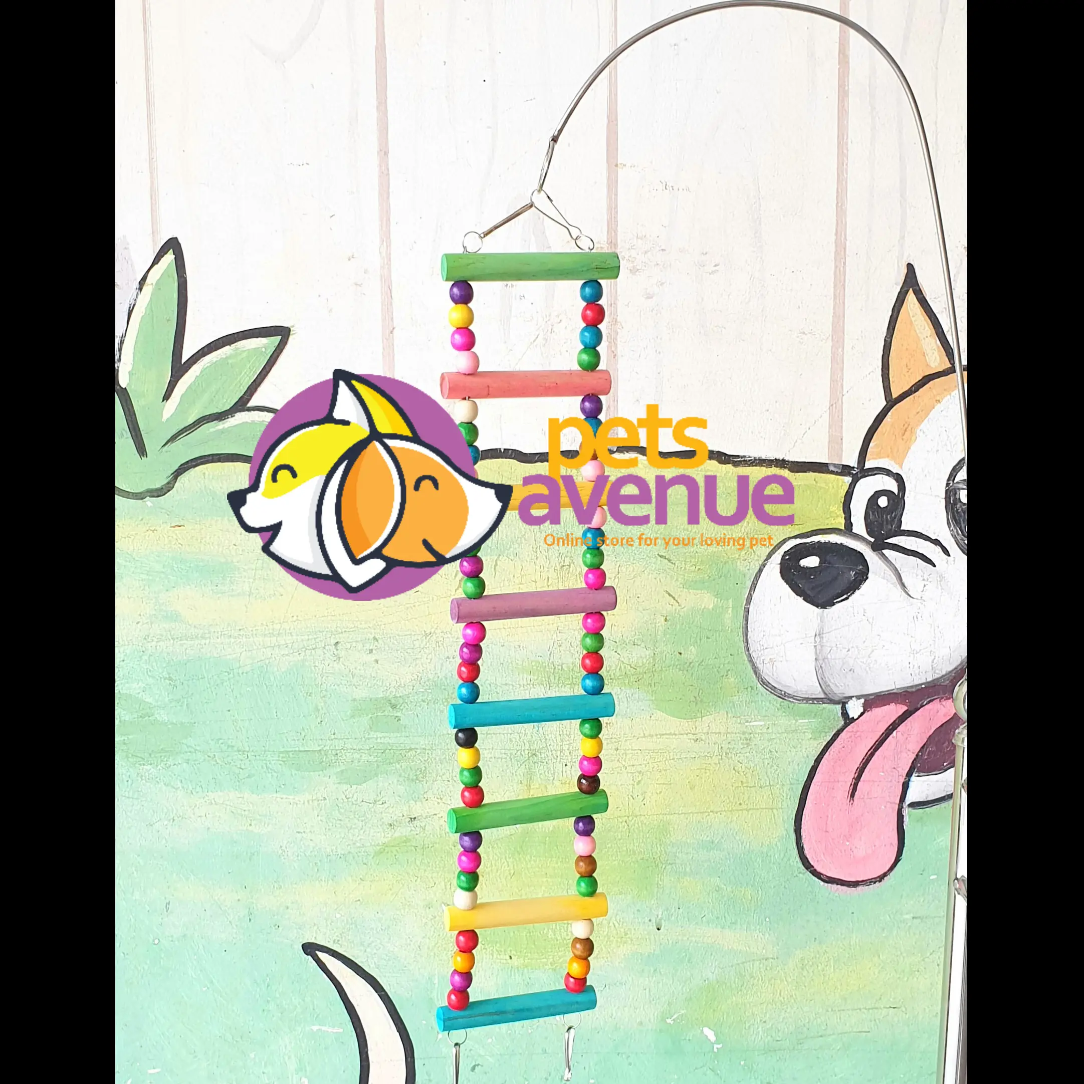mainan tangga jembatan burung parrot conure PA-BT 11 - bird toy medium