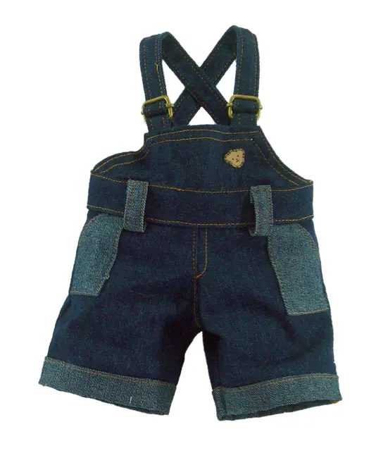 TEDDY HOUSE BEAR OUTFIT DUNGAREES 18"