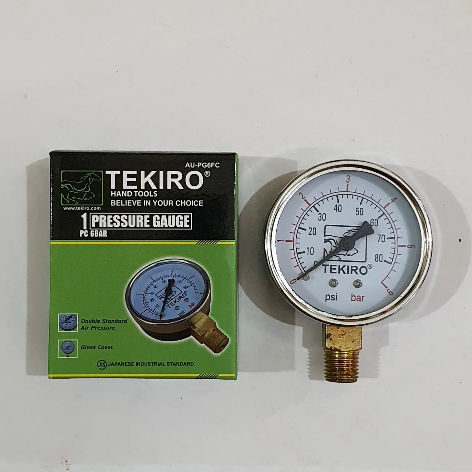 Pengukur Tekanan 6 Bar / Pressure Gauge 6 Bar Tekiro