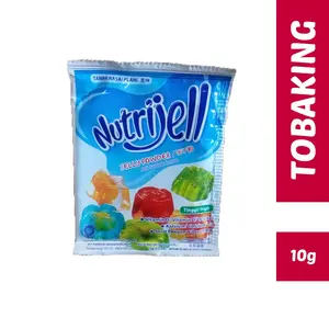 Nutrijell plain kemasan ekonomis 10 gr Jelly