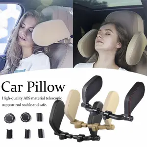 Side Headrest Pillow Sandaran Kepala Kursi Bantal Mobil Cover Kulit