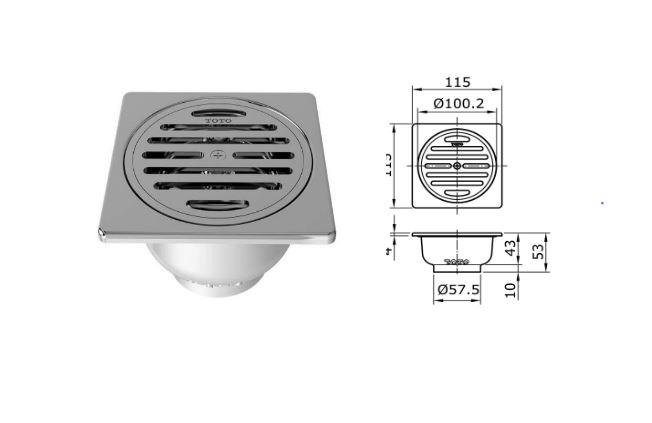 Tx1eb floor drain toto tx1eb| TX1EB - Shop | Tokopedia