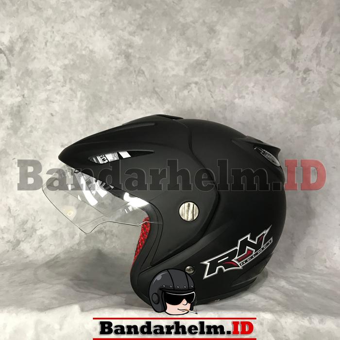 Gambar Helm RN Dakota Hitam Doff mirip Ink Centro dari BANDARHELM Kota Bandung Tokopedia