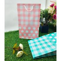 Gambar Tas Kertas Laminasi Polkadot Kotak Belanja Kado Souvenir 19 x 7 x 32 dari Rahmah Tas Kertas dan Kemasan Kab. Sleman 2 Tokopedia