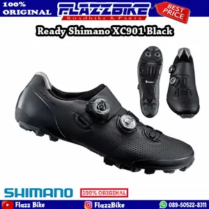 Shimano XC901 Black Size 40 41 42 43 44 45 Sepatu Cleat MTB XC9 Hitam