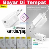 Gambar Baseus Charger 24W Quick Charger Qualcomm 3.0 Amp USB Fast Charging dari silvertech Kab. Tangerang 1 Tokopedia