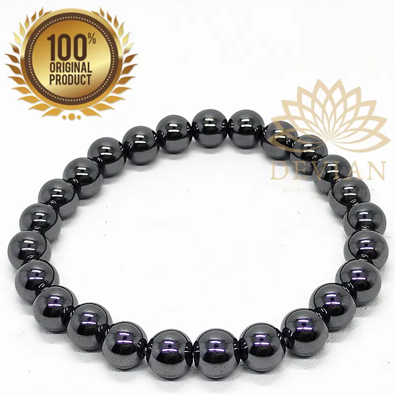Gelang Batu Alam Natural Hematite 7-8mm 1