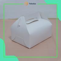 Gambar Tokodus TKI - Gable Box/Box Jinjing 20x15x8 cm Ivory Roti Kue Kering Snack dan Hampers dari Tokodus TKI Kab. Bandung 5 Tokopedia