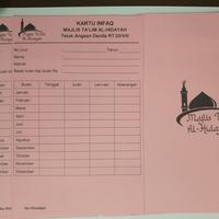 Gambar CETAK KARTU IURAN | SPP | LES | KAS | INFAQ dari Fotocoprints Kota Depok 5 Tokopedia