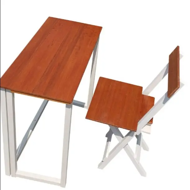 Meja Lipat 80x50 cm Tinggi 75 cm + Kursi Lipat Set 2