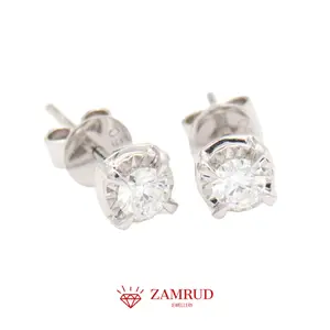 Anting Berlian Solitaire 18463 ER Zamrud Jewellery