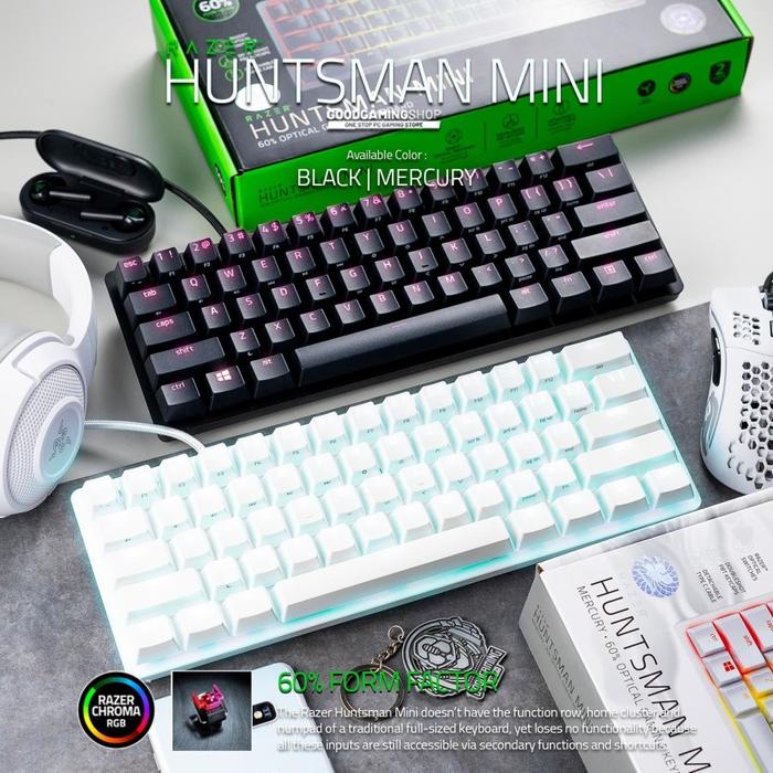 Gambar Razer Huntsman Mini Keyboard Gaming dari ONE Di Comp Kota Medan Tokopedia