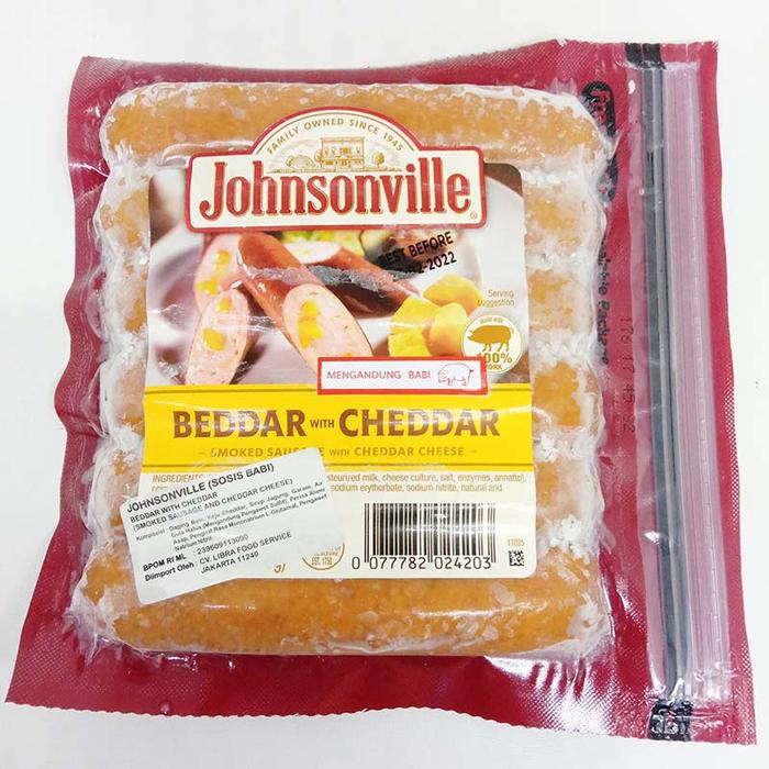 Gambar JOHNSONVILLE BEDDAR W/ CHEDDAR 14 OZ dari Papaya Official Store Kota Surabaya Tokopedia