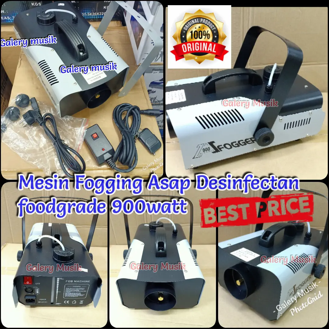 paket mesin Fogging 900w free cairan Desinfectan foodgrade 2Liter