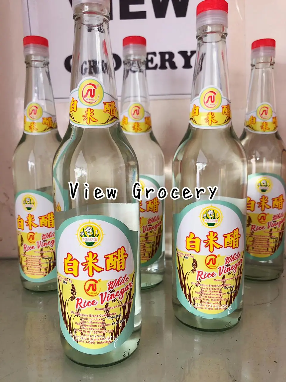 Cuka Beras/Cuka Putih /Rice Vinegar Narcissus/white rice vinegar 600ml