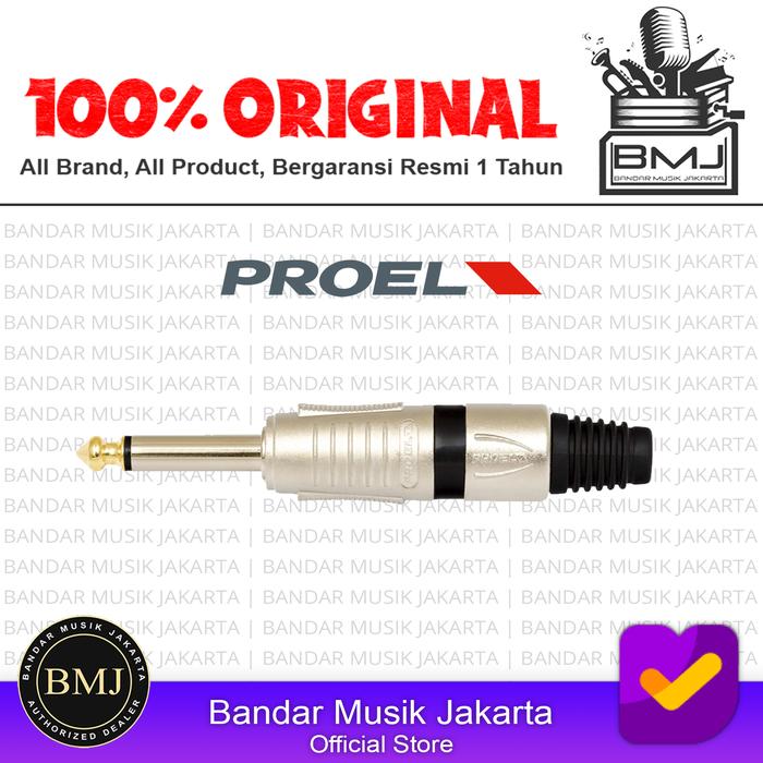 Gambar PROEL S2CPROBK 6,3MM-1/4'MONO JACK-BLACK RING dari Bandar Musik Jakarta BMJ Kota Administrasi Jakarta Pusat Tokopedia