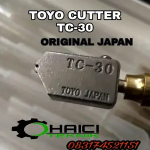 TOYO CUTTER TC-30 alat pemotong kaca 6pcs cutter glass ORIGINAL JAPAN
