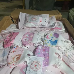 Masker Duckbill Anak motif Cewek isi 20pcs