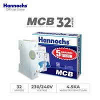 Gambar Hannochs - MCB 1Phase 32A dari Hannochs Official Kab. Tangerang 1 Tokopedia