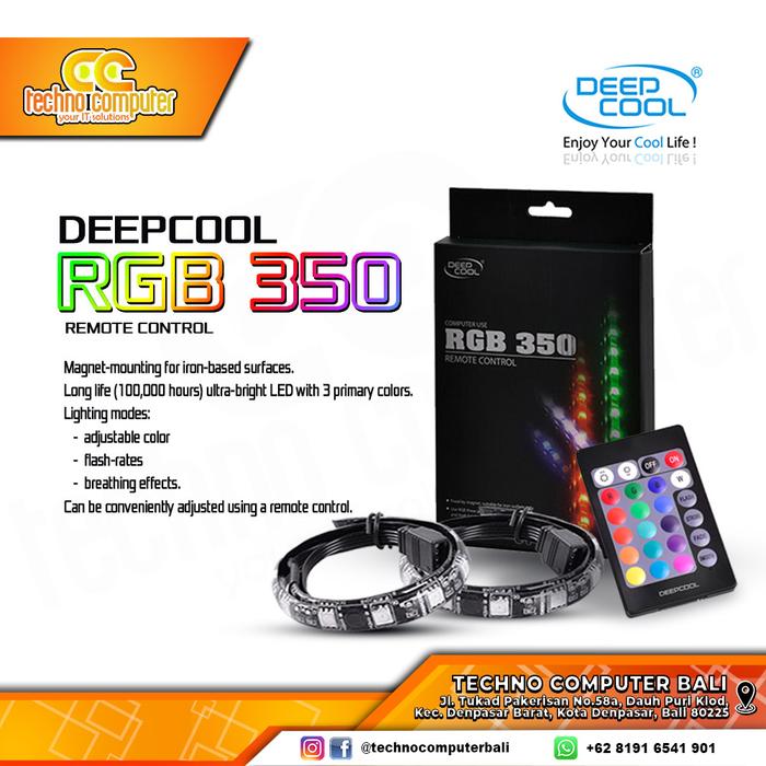 Gambar LED LIGHT DEEPCOOL RGB 350 - LED STRIP COMPUTER CASE dari Techno Computer Bali Kota Denpasar Tokopedia
