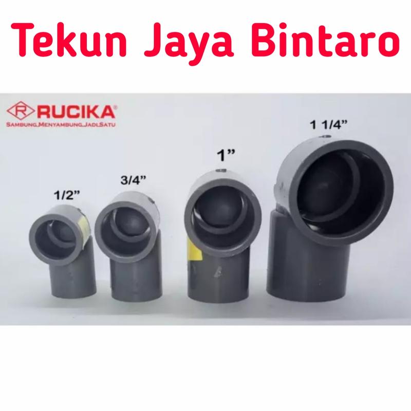 Fiting PVC Rucika Keni AW -1/2- Elbow Aw - Shop | Tokopedia